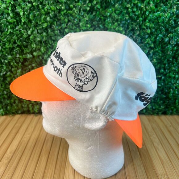 Vtg Jagermeister So Smooth Double Bill Painters Hat Cap 1990s Stretch Fit NOS - Picture 2 of 7